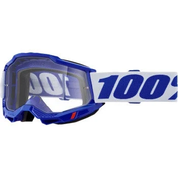100% Accuri 2 Goggles (One Size Fits Most, Blue / Clear Lens)