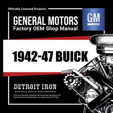 1942-1947 Buick Shop Manuals, Parts Books & Sales Literature Kit