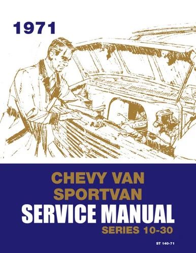 1971 Chevrolet Van Sportvan Service Manual