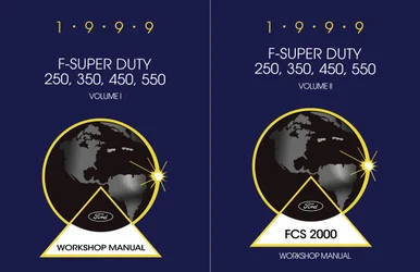 1999 Ford F-Super Duty 250, 350, 450, 550 Truck Workshop Repair Manual