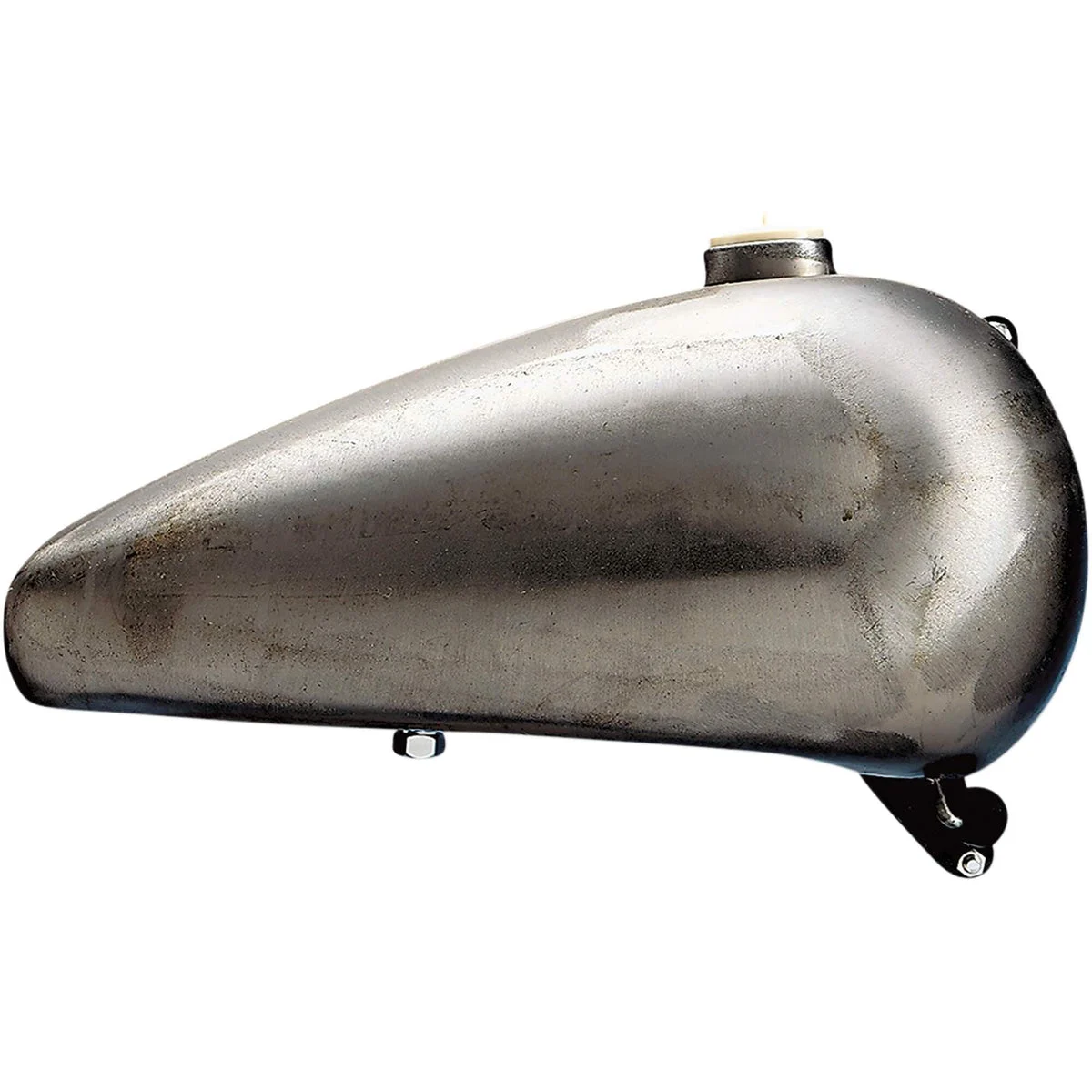 5-Gallon Fat Bob Gas Tank for 1948-1984 Harley FX/FL - Raw Steel