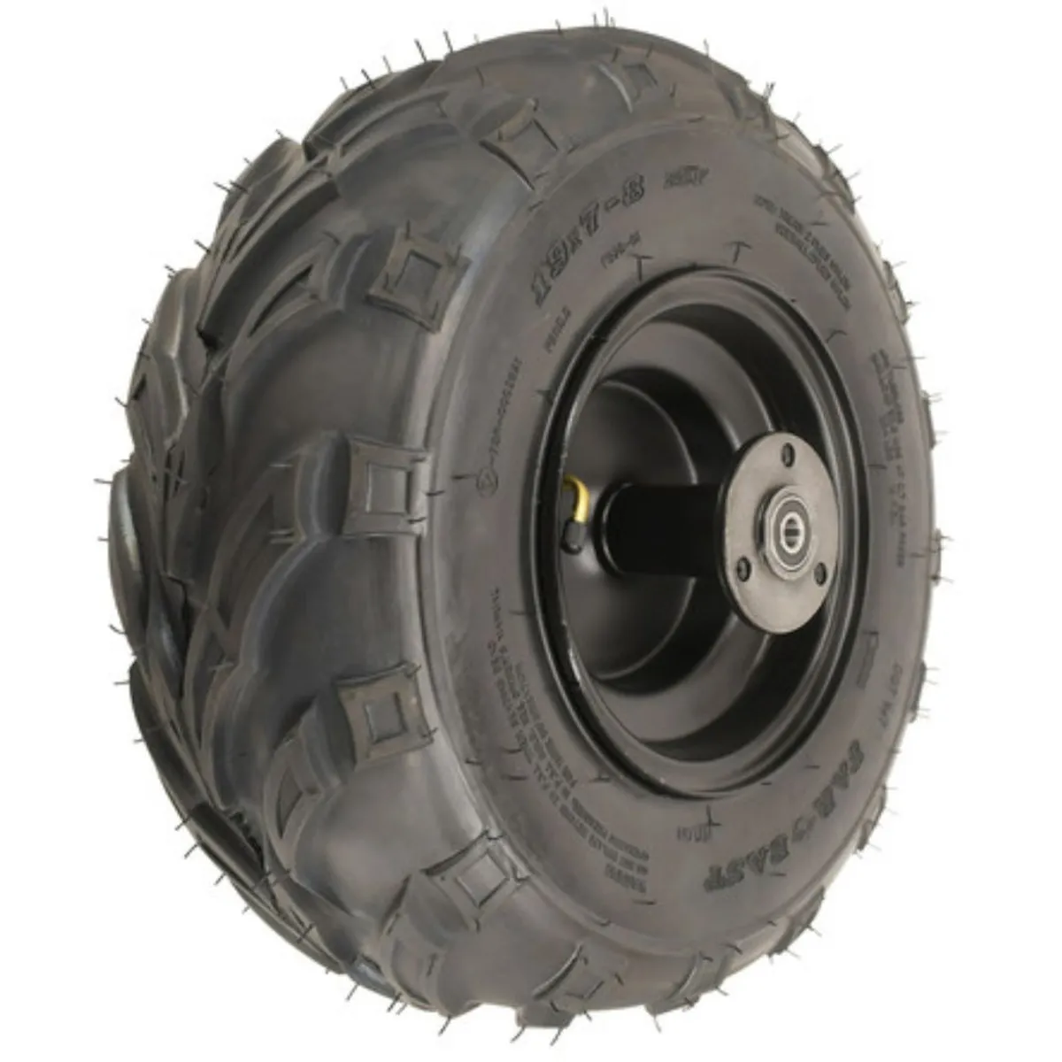 8" Rear Tire & Wheel Assembly, Mega Moto 212