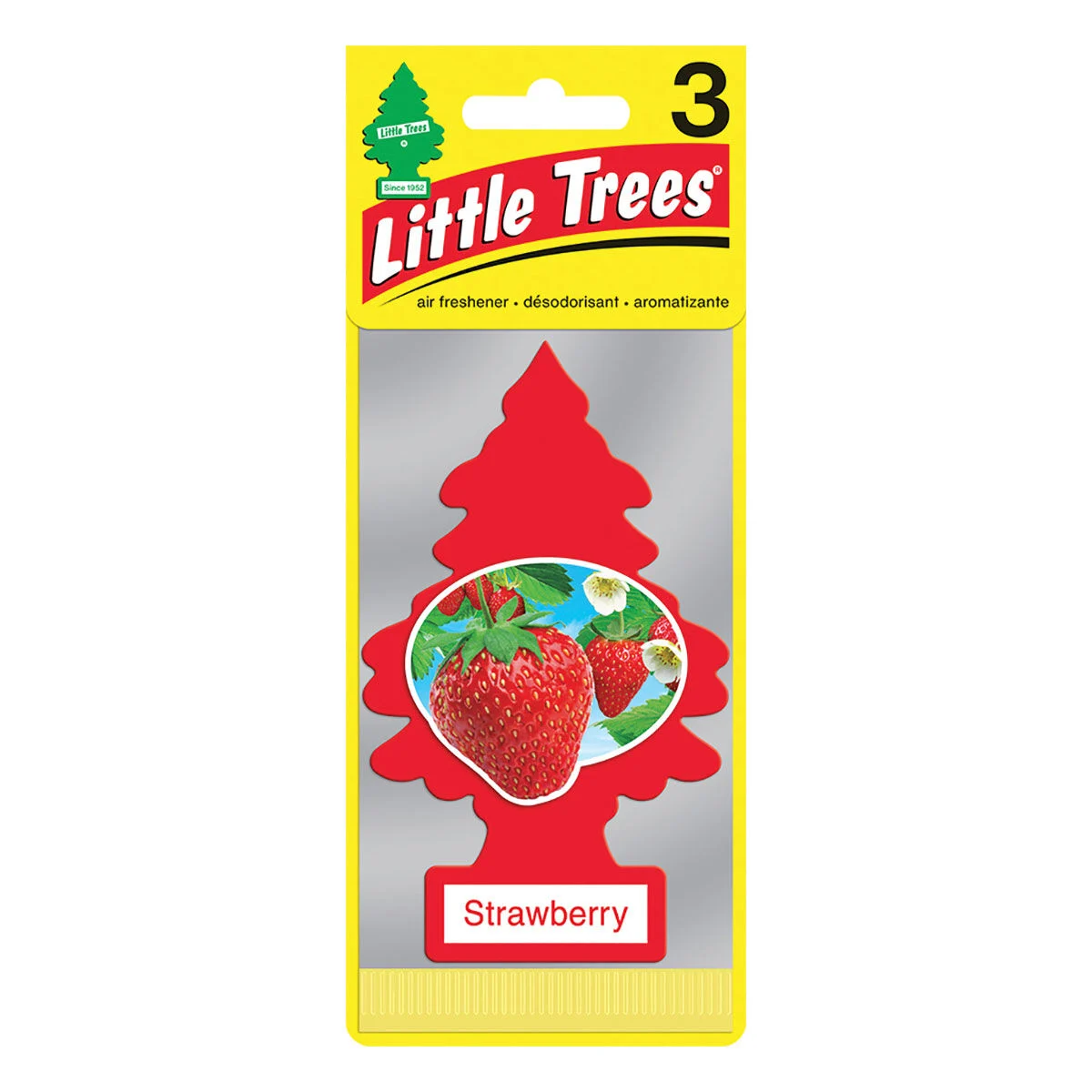 Little Trees Air Freshener - Strawberry 3 Pack | Supercheap Auto