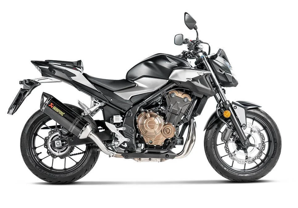 Akrapovic Slip-On Line (Carbon) EC Type Approval Exhaust '16-'20 Honda CB500F/CBR500R/CBR400R