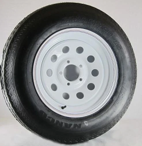 Awc TA2034512-71R175C-A Radial C/6 Ply, 8 Spoke, Trailer Tire/Wheel Kit - 175/80R13 - 5/4.5