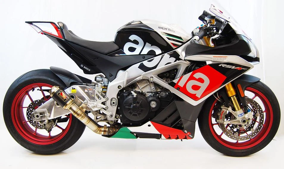 Competition Werkes GP Race Stainless Steel Slip-on Exhaust 2015-2016 Aprilia RSV4RR/RF