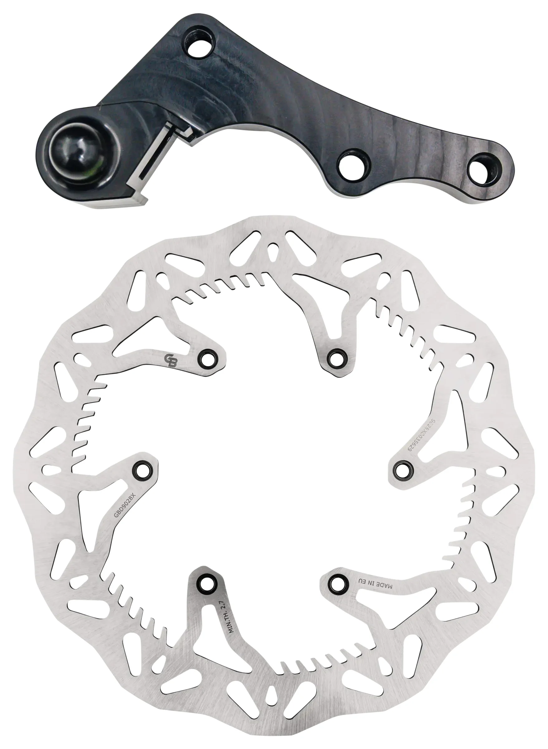 GBrakes 270mm Non Floating Wave Rotor Plus Bracket Suzuki RMZ250 / RMZ450 / RMX450Z 2005-2025