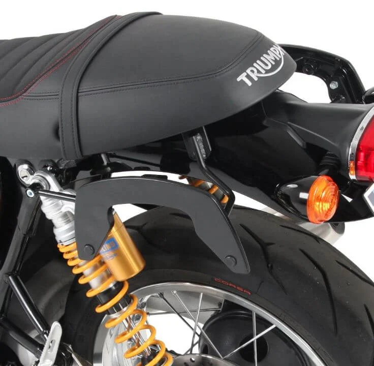 Hepco & Becker C-Bow Carrier for '16-'17 Triumph Thruxton/R - Chrome