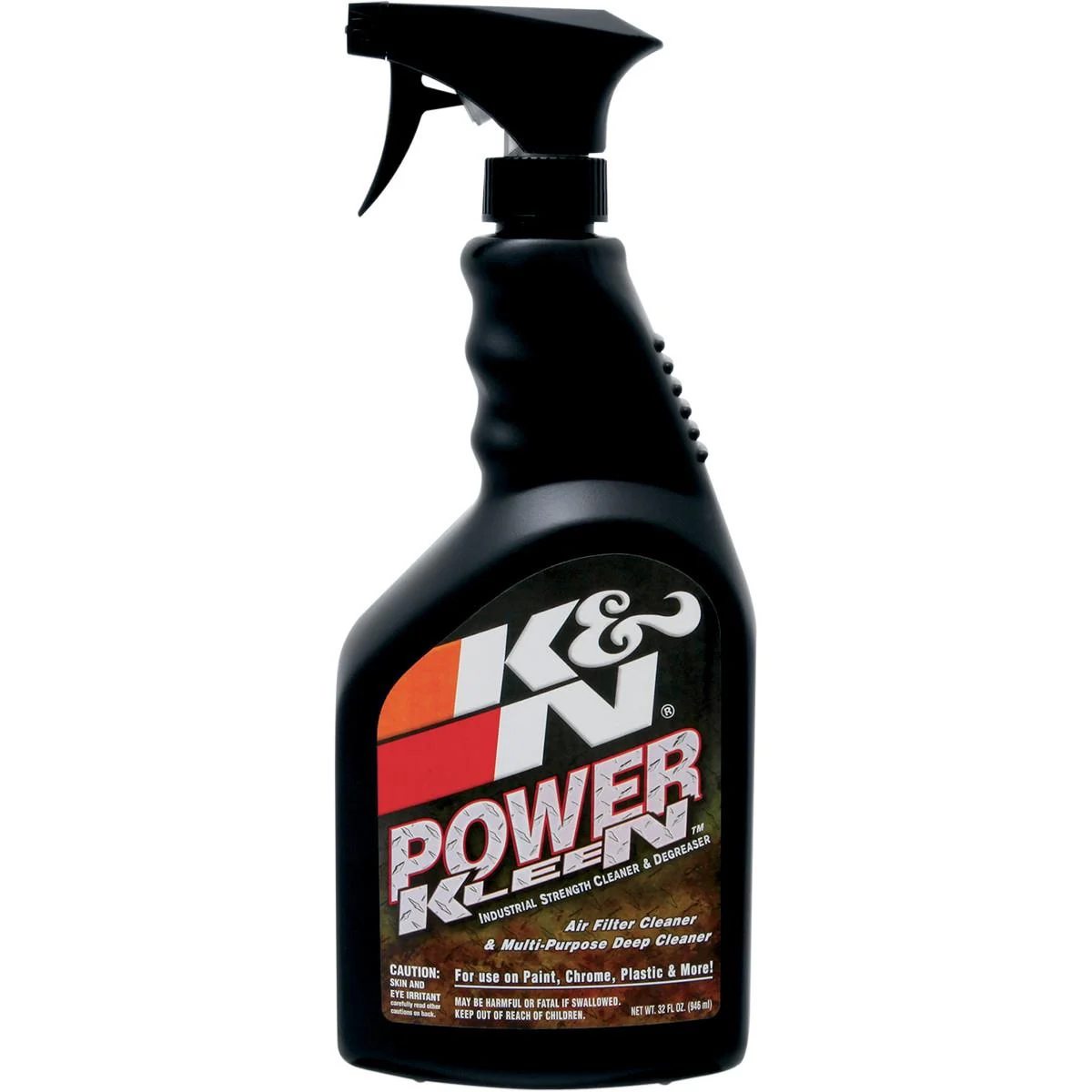 K&N Engineering 99-0621 Power Kleen Air Filter Cleaner and Degreaser - 32oz. Squirt Bottle