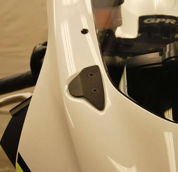 New Rage Cycles Mirror Block Off Plates 2017-2023 Yamaha R6