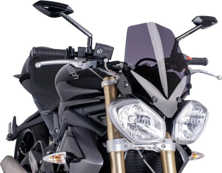 Puig 9999F New Generation Sport Windscreen - Dark Smoke
