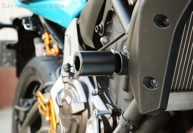Sato Racing Frame Sliders for 2014-2017 Yamaha MT-07 / FZ-07