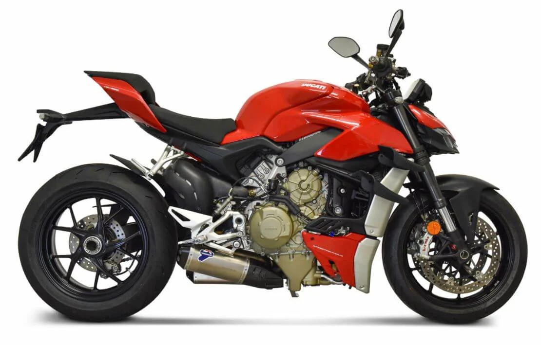 Termignoni Dual Slip-On Exhaust Kit 20-24 Ducati Streetfighter V4/S/SP/SP2