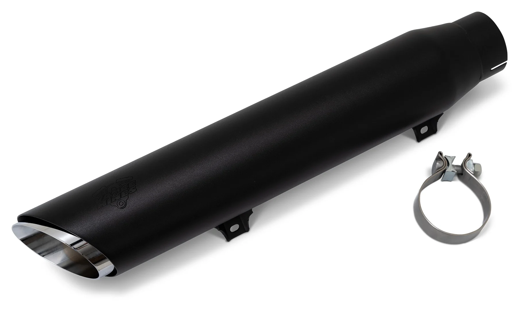 Vance & Hines 4" Round Twin Slash Slip-On Muffler For Harley Softail 2025-2026