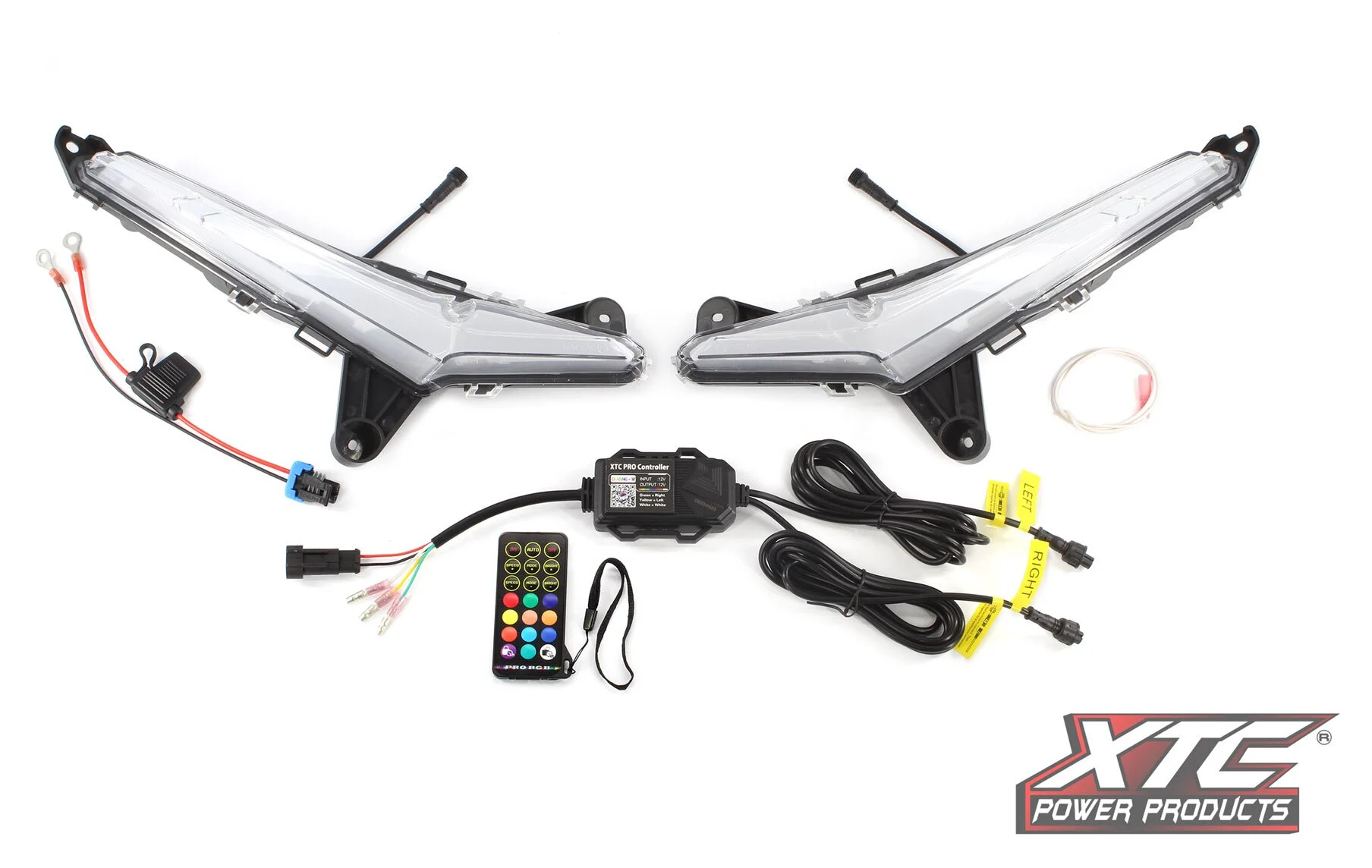XTC Power Products RGB+W Front Signature Light Set Can-Am Maverick R 2024-2026